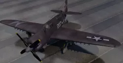 Curtiss SB2C-4 Helldiver 3D model