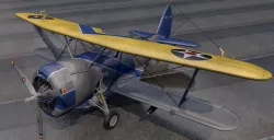 Curtiss SBC-4 Helldiver 3D model