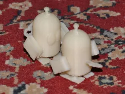 Cute robot figurine