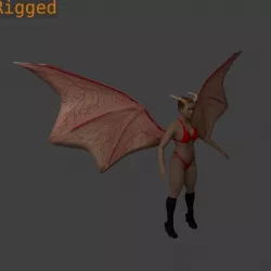 Demon Lady 3D model