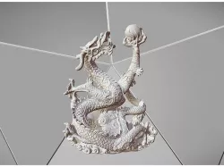 Dragon with pearl