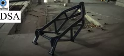 Ducati hypermotard frame for IDSA "CAD" (Color Aided Design) Rendering Challenge