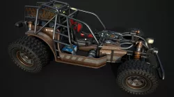 Dune Hopper Low-poly  3D model