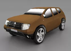 Duster Lowpoly Car Low-poly  3D model