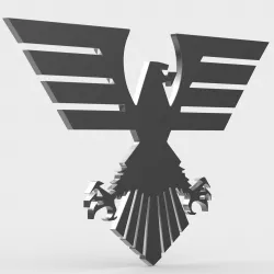 eagle logo 3D model