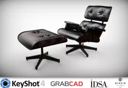 Eames lounge chair by Andrew Lowe
