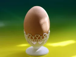 Egg cup small hearts