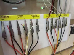 Extruder testing panel