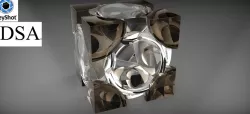 face centred cubic structure for IDSA "CAD" (Color Aided Design) Rendering Challenge