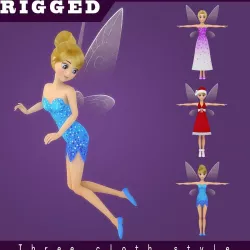 Fairy Rigged 3D model