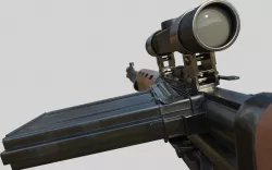 FG-42 German Paratrooper Rifle PBR Low-poly  3D model