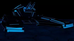 Futuristic tank 3D model