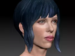 Ghost in The Shell Scarlett Johansson 3D Model 3D model