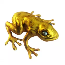 Golden frog 3D model