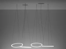 Halo Circular 2330 Pendant Lamp 3D model
