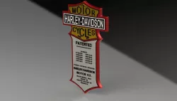 Harley Patent Plate