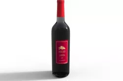 HESS  Cabernet Sauvignon 2015 Low-poly  3D model
