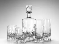 Icebreaker Decanter and Tumblers 3D model