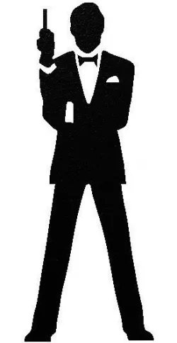 James Bond Stencil