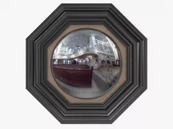 Jonathan Sainsbury - Octagonal convex mirror 3D model