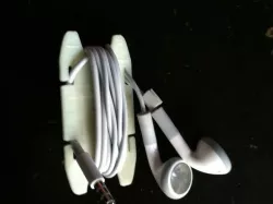 Larger headphone cord organizer