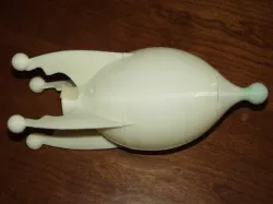 Launchable Cartoon Rocket