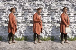 Laura Woman posed standing 3 poses 3D model