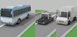 low poly  car  3D model