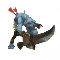 Low Poly Zombie Murderer  Low-poly  3D model