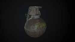 M68 Grenade Low poly Photorealistic Low-poly  3D model