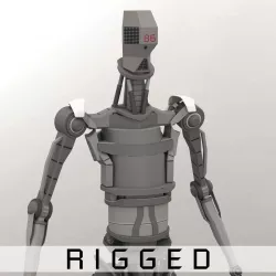Main Frame Rigged 3D model