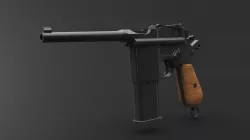 Mauser C96 3D model