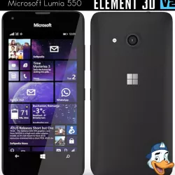 Microsoft Lumia 550 for Element 3D 3D model