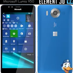 Microsoft Lumia 950 for Element 3D 3D model
