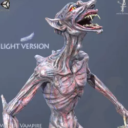 Mister Vampire Light Version Low-poly  3D model