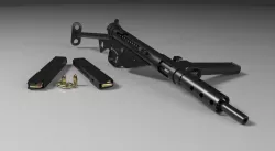 Mk2 Sten Machine Gun