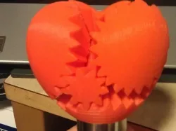 MOTORIZED screwless heart gears!