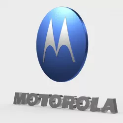 motorola logo 3D model