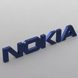 nokia logo 3D model