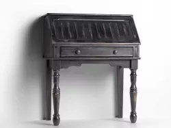 Oak Secretary Desk 3D model