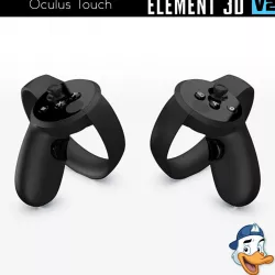 Oculus Touch for Element 3D 3D model