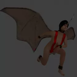 One Horn Demon Lady 3D model