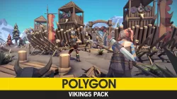 POLYGON - Vikings Pack Low-poly  3D model