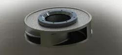 Pump impeller fi=790mm with protective ring