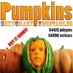 Pumpkins 3D model