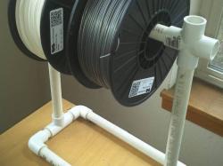 Lumen Reel Holder - PVC Pipe by curlytalegames, Download free STL model