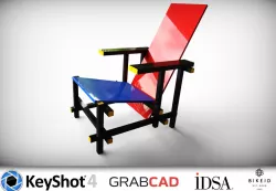 Rietveld chair by Jan-Willem