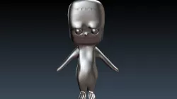 Sad Boy Low-poly  3D model
