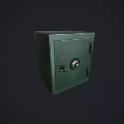 Safe v1 pbr Low-poly  3D model