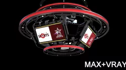 Scoreboard stadium led screen  3D model